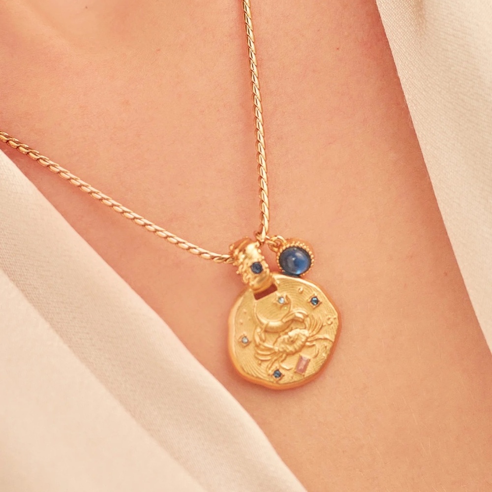 Astro Zodiac Necklace- Cancer
